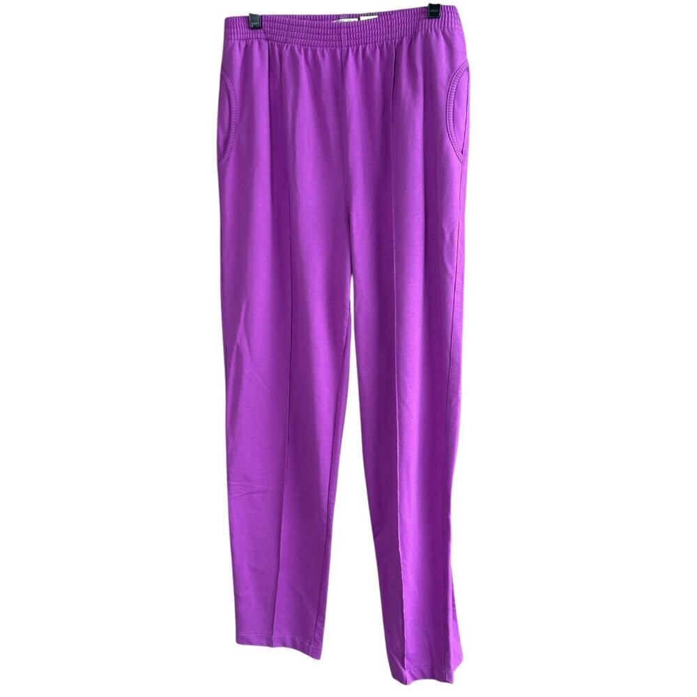 Blast Vintage 80s 90s Pull on Purple Loungewear Track Pants Size Medium